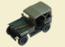 1:43 GAZ 67B (1948), Kultowe Auta 44, хаки - kul044