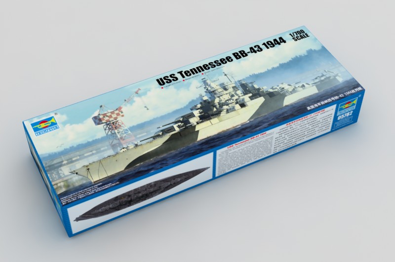 1:700 Сборная модель Аиериканский линкор USS Tennessee BB-43 (1944г.) - 05782