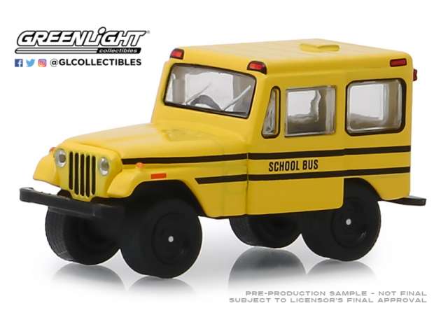 1:64 JEEP DJ-5 School Bus *Hobby Exclusive*, yellow 1974 - 30065