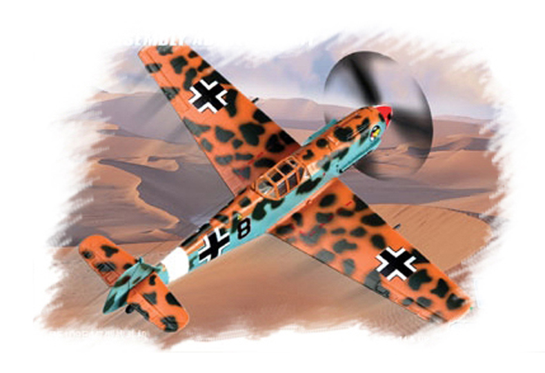 1:72 Сборная модель Bf109E4/7 Easy Assembly - 80254