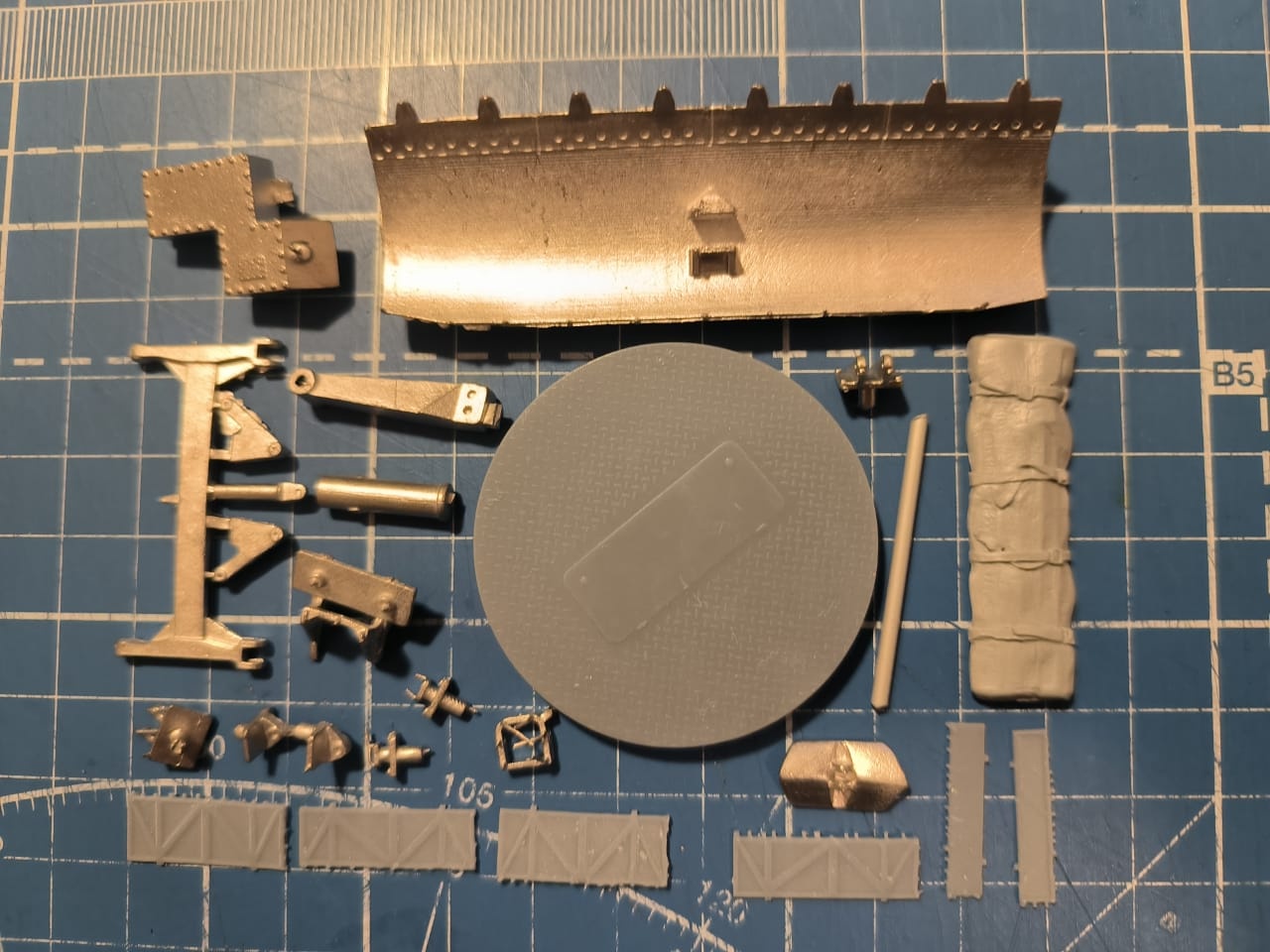 1:43 Набор для конверсии №12 Т-55БЗ бульдозер - M0119