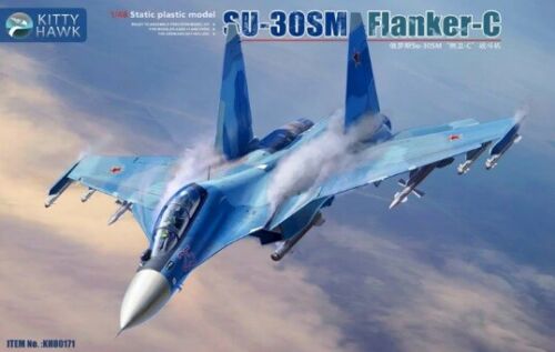 1:48 Сборная модель Истребитель Su-30SM Flanker-H - KH80171