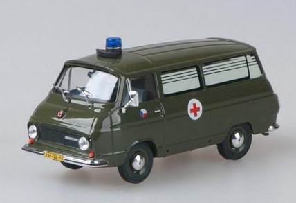 1:43 SKODA 1203 Army Ambulance 1969, green - 715XP