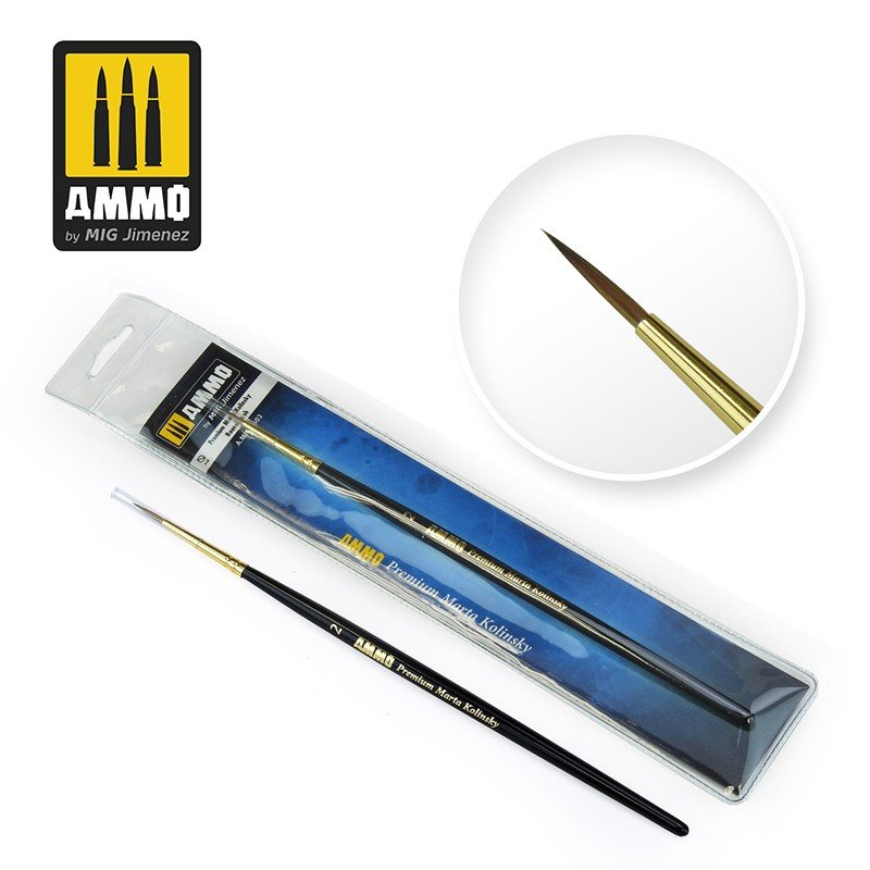2 круглые кисти премиум - AMIG8603