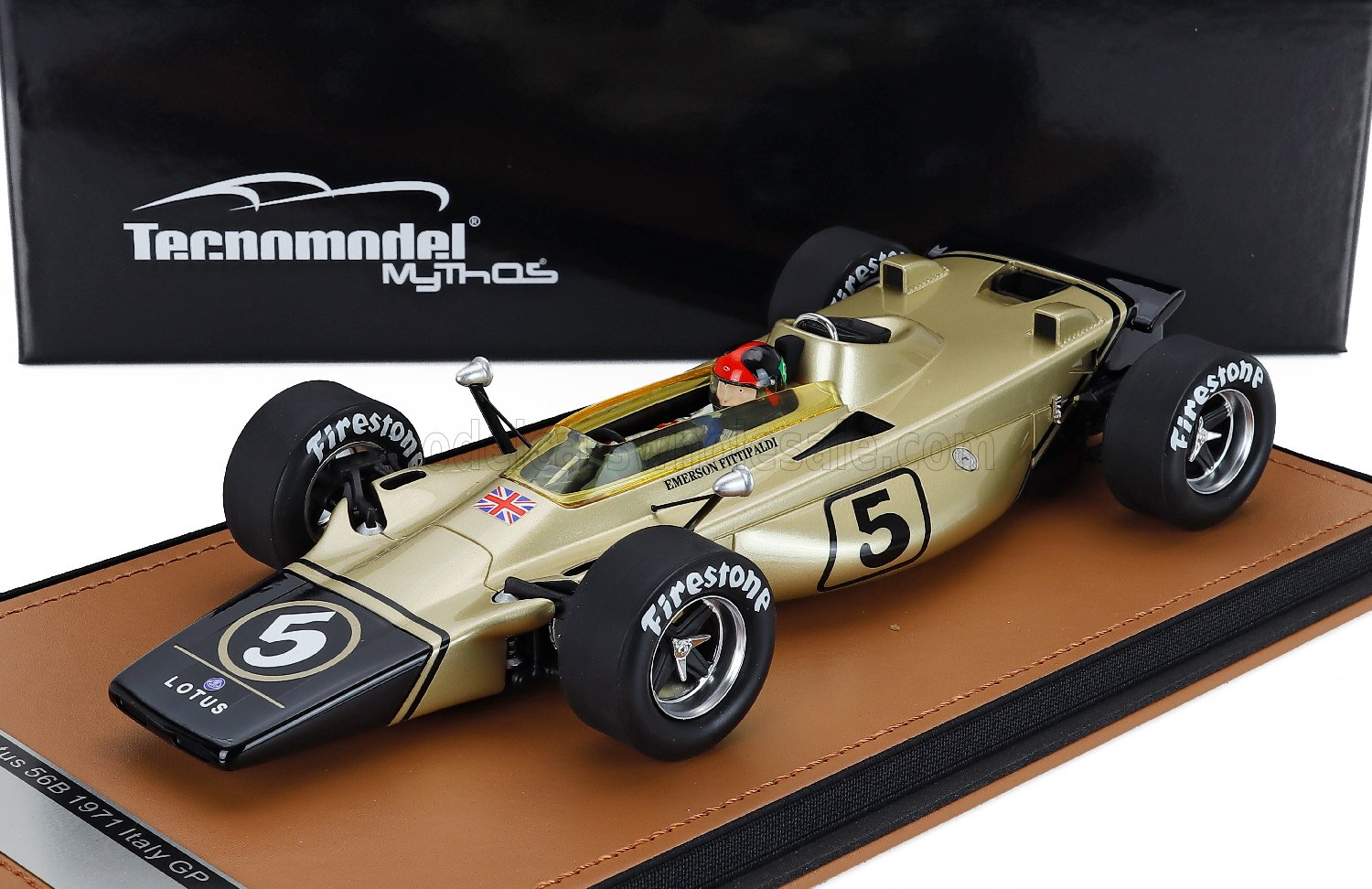 1:18 LOTUS F1 56B №5 ITALY GP (with pilot figure) Emerson Fittipaldi (1971) - TMD18-430B