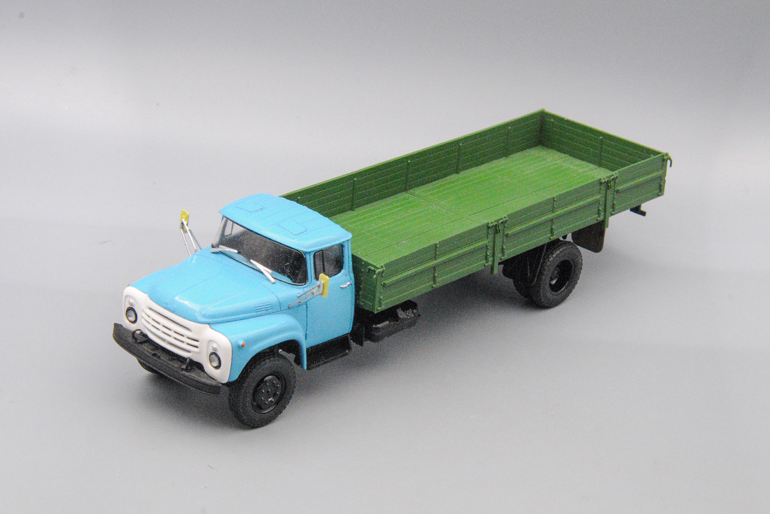 1:43 ЗИЛ 130ГУ (1978-85), голубой/зеленый - AB-1107Ж