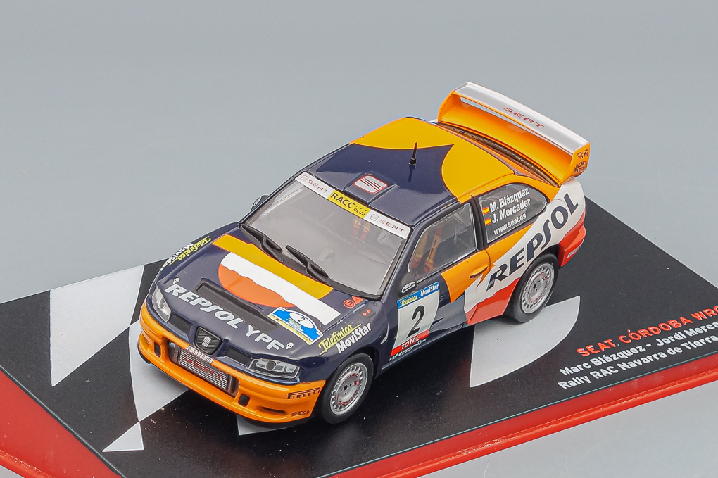 1:43 Seat Cordoba WRC №2 Rally RAC Navarra de Tierra (Marc Blazquez - Jordi Mercader) 2001 - ES015
