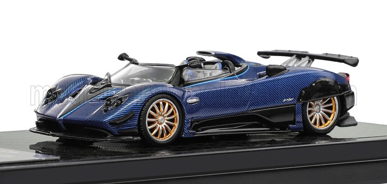 1:64 PAGANI Zonda HP Barchetta (2018), carbon blue - LCD64018-CBU