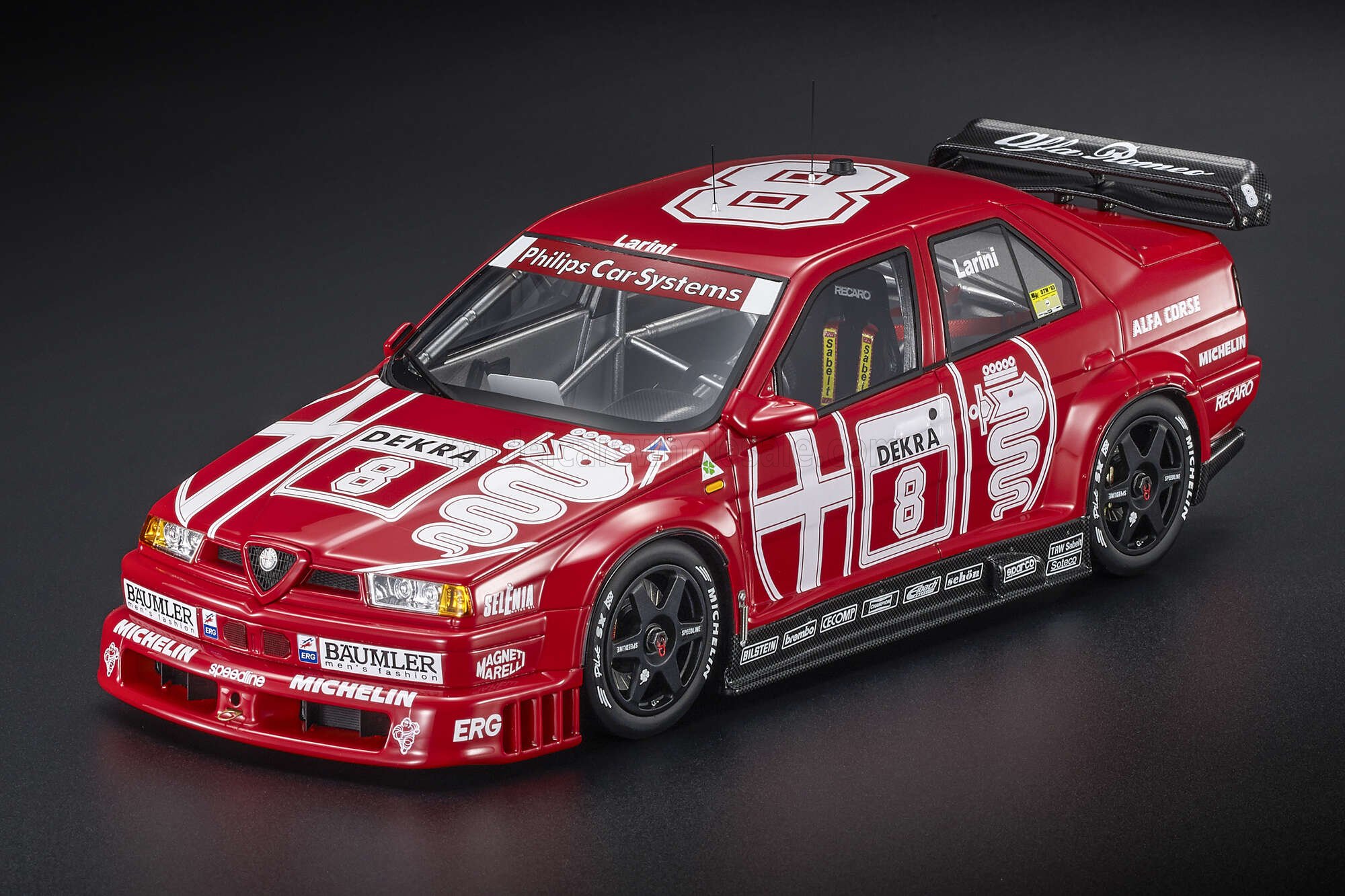 1:18 ALFA ROMEO 155 V6 Ti №8 Champion DTM Season Nicola Larini (1993) - TOP151C