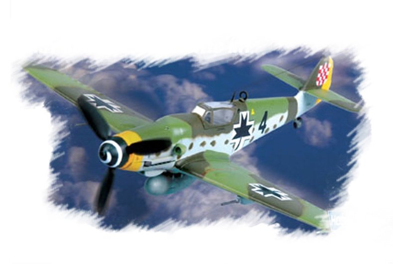 1:72 Сборная модель Самолет Bf109G-10 - 80227
