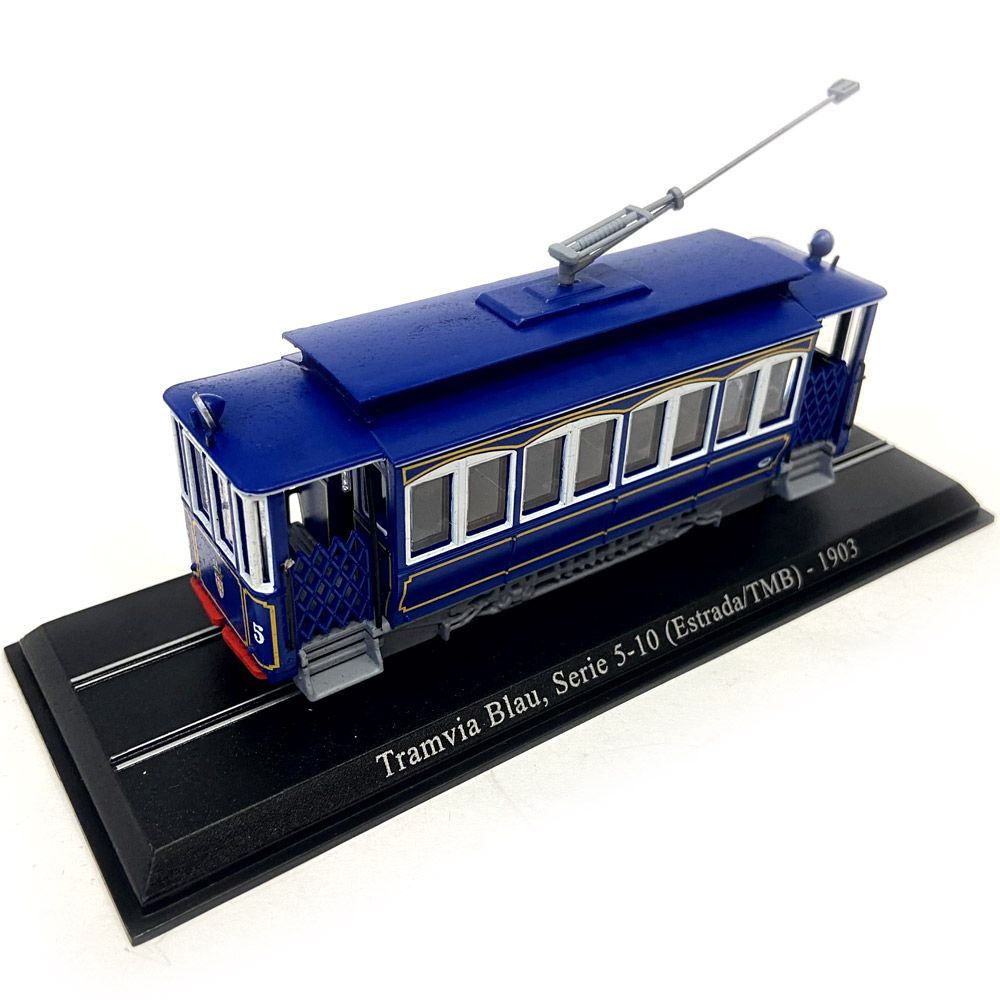 1:87 Трамваи. Tramvia Blau (Барселона, Испания, 1903), синий - 637946