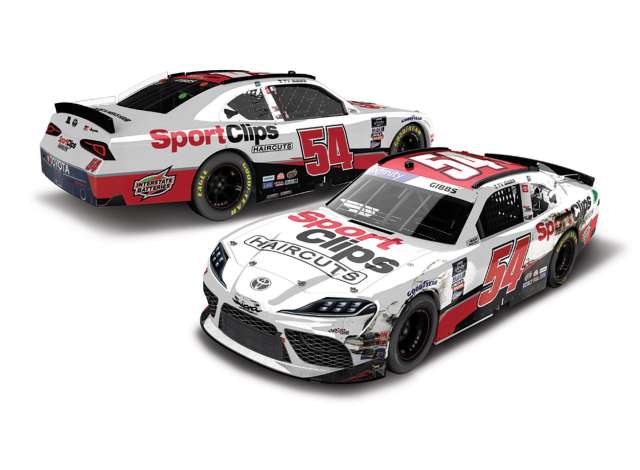 1:24 TOYOTA Supra #54 Ty Gibbs *Sport Clips*, Atlanta Win, white/red/black 2022 - W542223SPCTYD