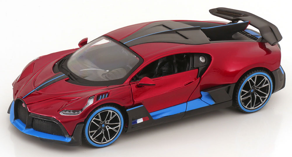 1:24 BUGATTI Divo (2018), redmetallic carbon - 31526R