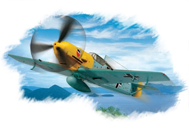 1:72 Сборная модель Bf109E-3 Easy Assembly - 80253