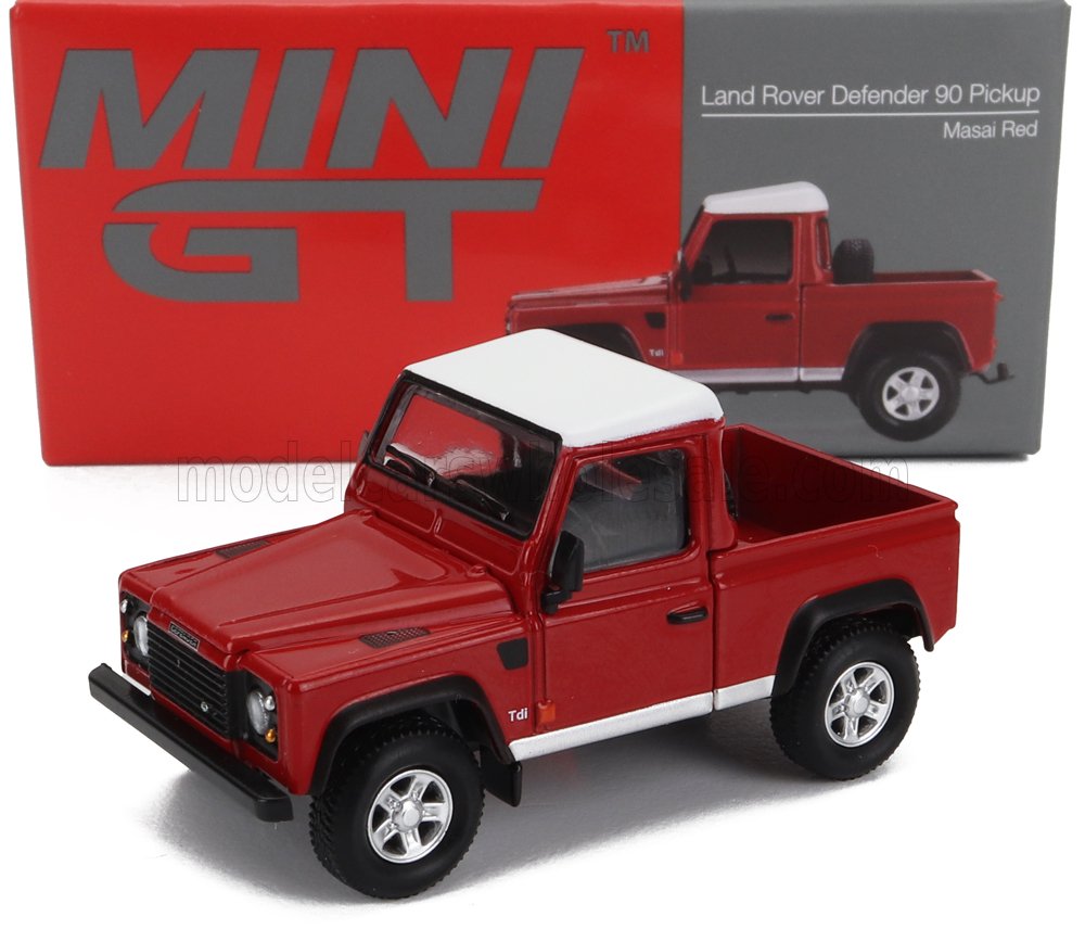 1:64 LAND ROVER Defender 90 Pick-up Open Lhd (1983), Red White - MGT00323-L