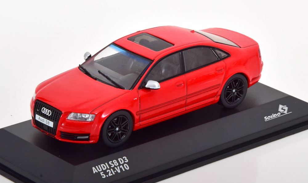 1:43 AUDI S8 D3 (2002), red - S4313304