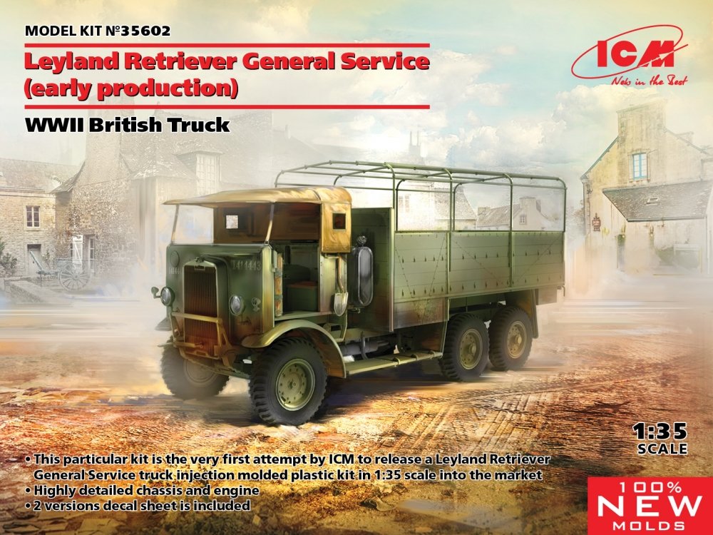 1:35 Сборная модель Leyland Retriever General Service (раннего производства) - 35602