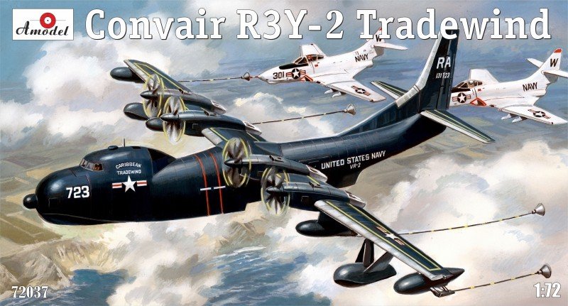 1:72 Сборная модель Американский авиазаправщик Convair R3Y-2 Tradewind - 72037
