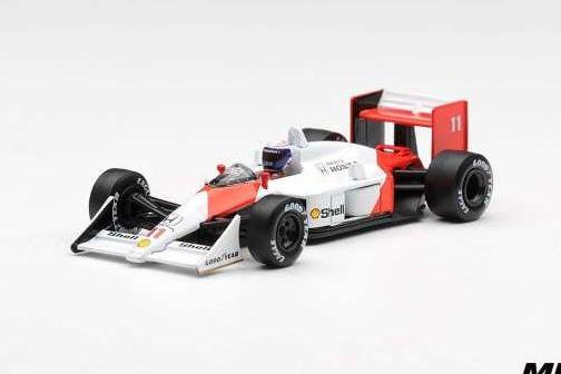 1:64 McLAREN MP4/4 #11 Alain Porst Canadian Grand Prix 2nd place (1988), white / red - MGT01315-L
