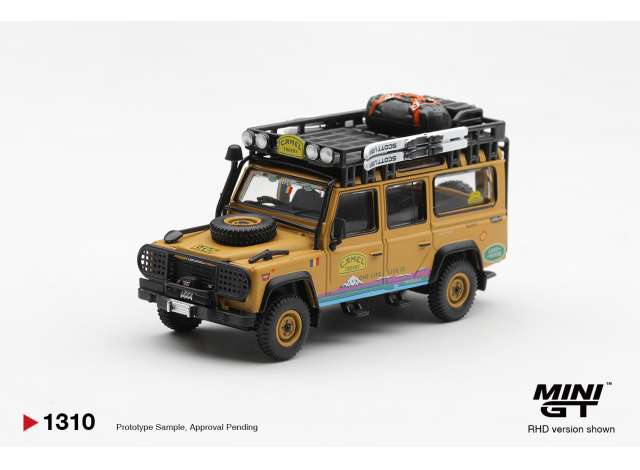 1:64 LAND ROVER Defender 110 *Camel Trophy* Team Romania Tierra Del Fuego CT36 (1998) - MGT01310-R