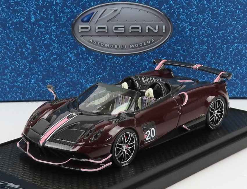 1:43 PAGANI Huayra Bc N20 Roadster (2017), Black Carbon - Red - BBRC226C