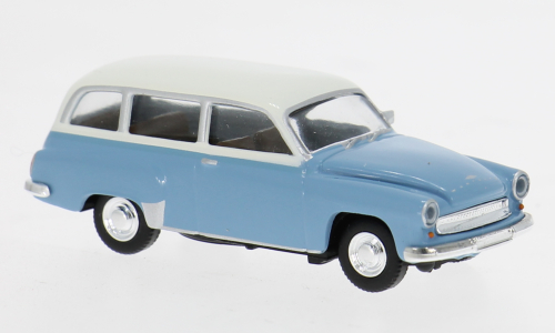 1:87 Wartburg 311 Kombi 1959, hellblau/weiss - BRE27193