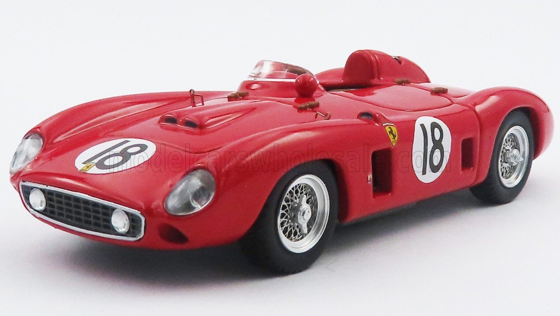 1:43 FERRARI 860 Monza Sn0602 №18 2nd 12h Sebring (1956) Luigi Musso - Harry Schell, Red - ART465