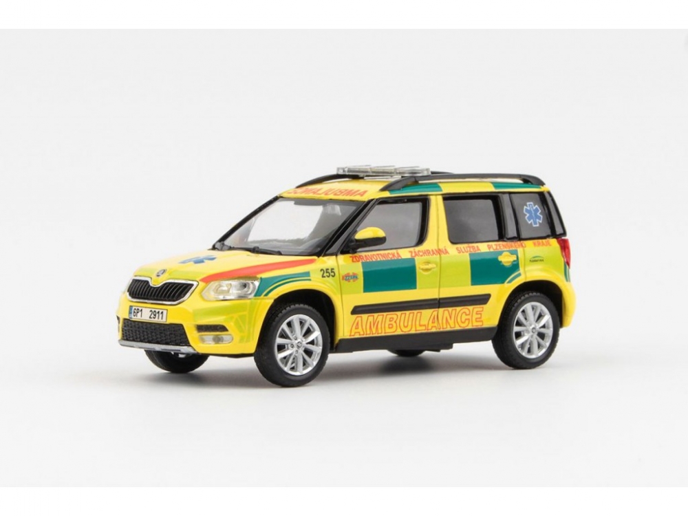 1:43 SKODA Yeti FL ZZS Plzeňského Kraje (2013) - 031XO02