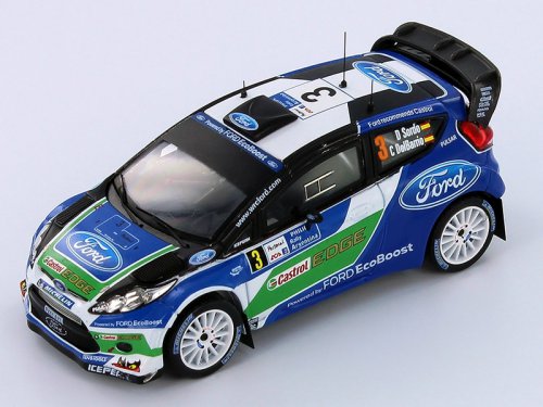 1:43 FORD FIESTA RS WRC, 3 D.SORDO - C.DEL BARRIO RALLY ARGENTINA 2012, blue - RAM516