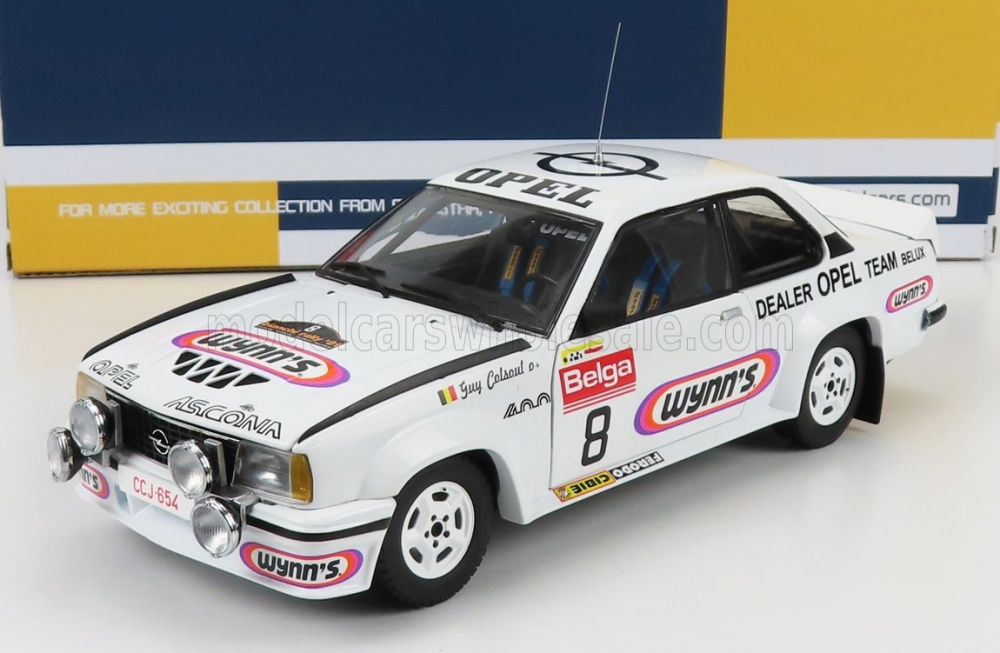 1:18 OPEL ASCONA 400 (night version) №8 2nd RALLY BIANCHI (1981) G.COLSOUL - A.LOPES,  WHITE - 5380