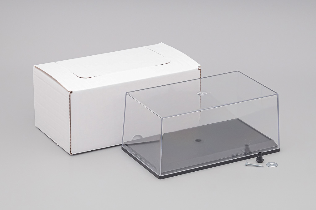 1:43 Бокс черный подиум 'в клетку' (155 х 90 х 70 мм) - SB001