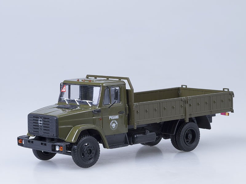 1:43 ЗИL 4331 бортовой учебный, хаки - 100244.х