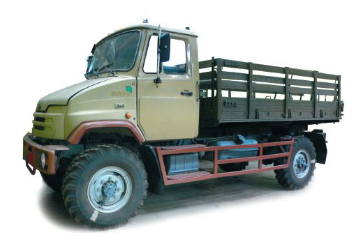 1:43 Сборная модель ЗИЛ-43273Н с деревянным кузовом