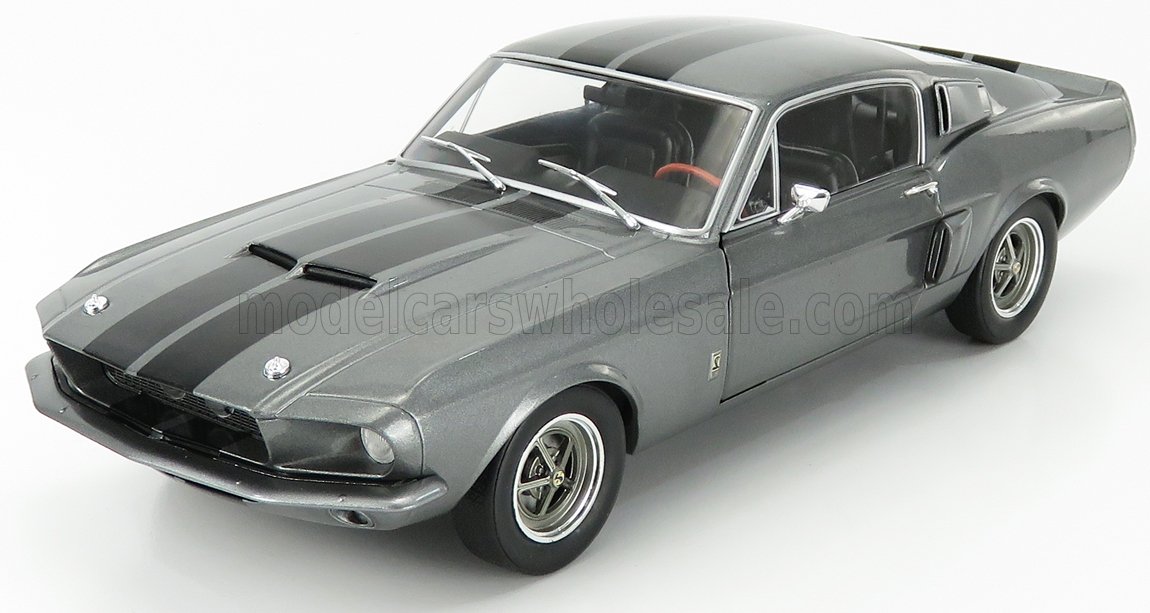 1:18 FORD Mustang Shelby Gt500 Coupe (1967), Grey Met Black - S1802905
