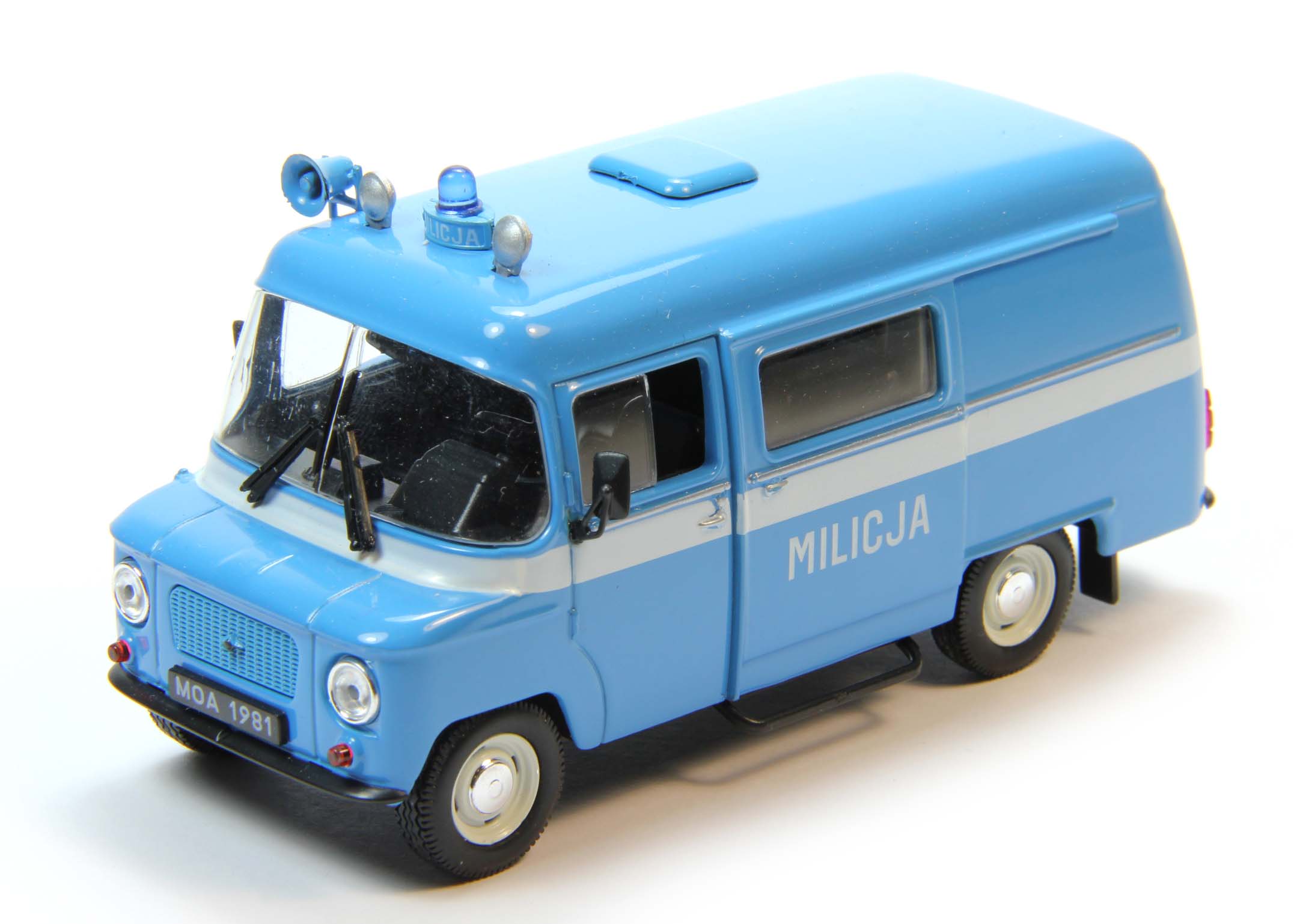 1:43 NYSA 522 KW Milicja, Kultowe Auta PRL-u, blue - kul998
