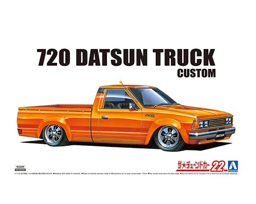 1:24 Сборная модель Datsun Truck 720 82 Custom - 05840