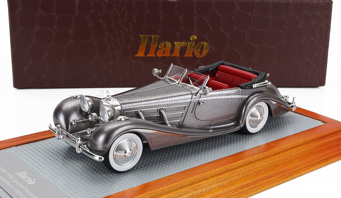 1:43 MERCEDES-BENZ 540k Sn130947 Spezial Roadster Erdmann & Rossi Cabriolet Open (1936), Grey Met - IL43183
