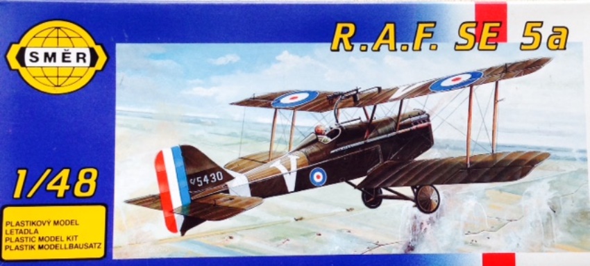1:48 Сборная модель Самолёт  R.A.F.SE 5a. Scount - 0804