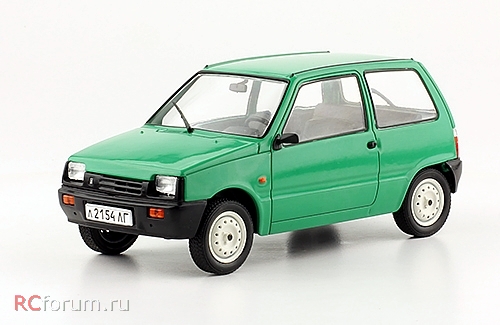 1:24 Волжский автомобиль 1111 'Ока', Легендарные Советские Автомобили 51, зеленый - LSA051
