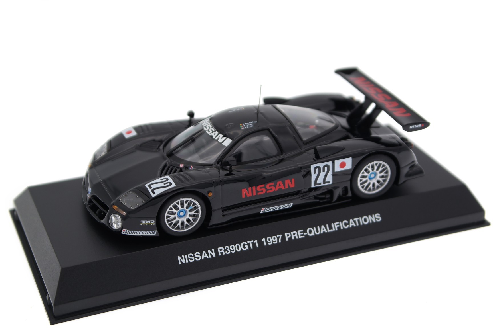 1:43 NISSAN R390GT1 No 22 24h Le Mans, Pre-Qualifications (1997), black - 03331B-X1