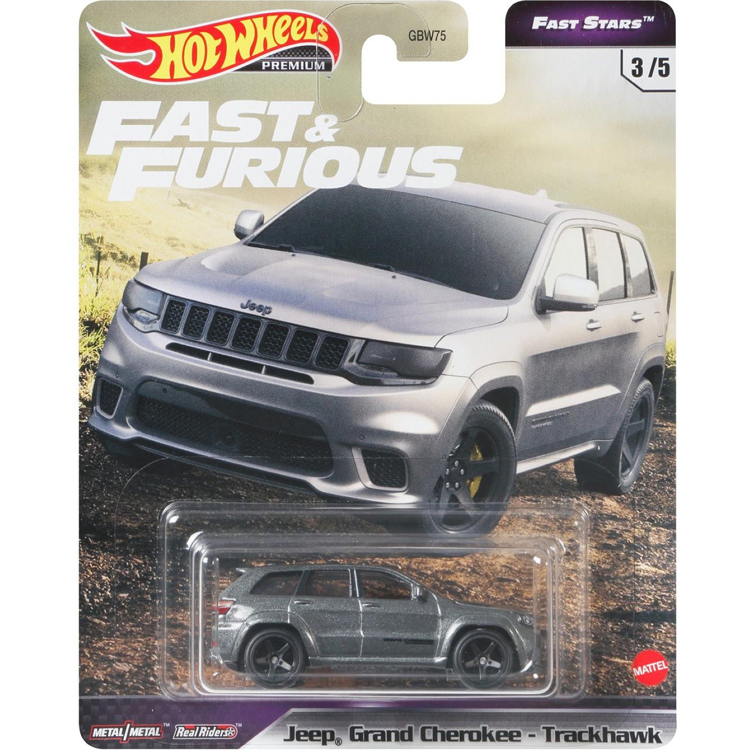 1:64 JEEP Grand Cherokee Trackhawk, grey metallic - GRL74