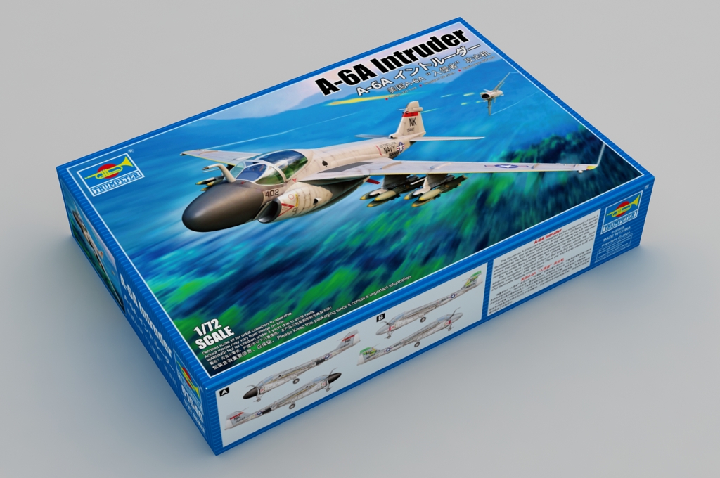 1:72 Сборная модель Штурмовик Grumman A-6A/E Intruder - 01640