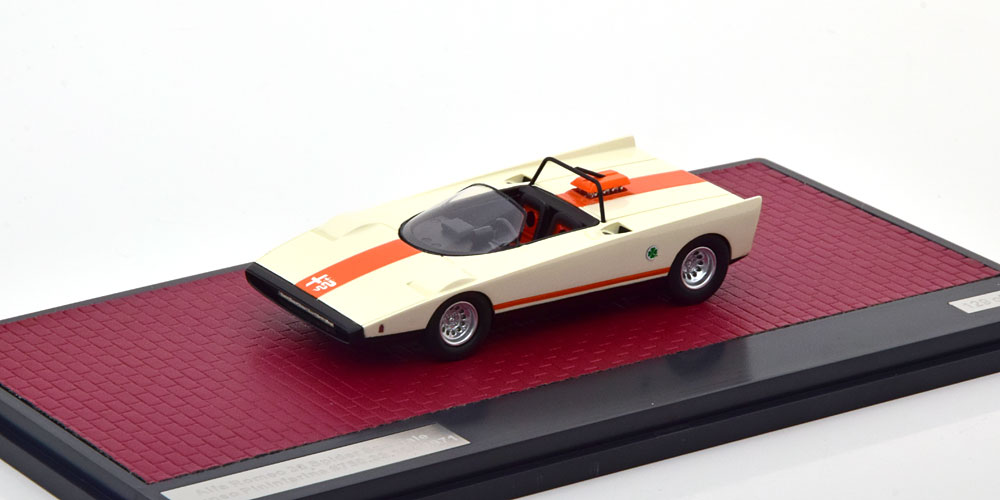 1:43 ALFA ROMEO 33 Spider Speciale Cuneo Pininfarina (1971), white orange - MX50102-181