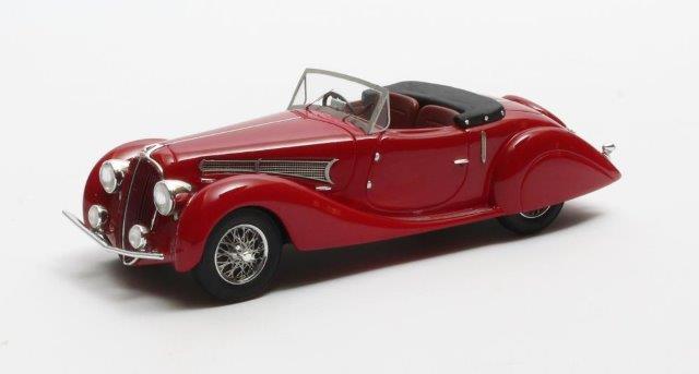 1:43 DELAHAYE 135MS Grand Sports Roadster Figoni Falaschi (открытый) 1939 Red - MX40408-031