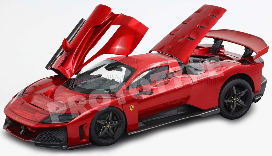 1:18 FERRARI F80 carbon rims (2024), red - HE180054H1