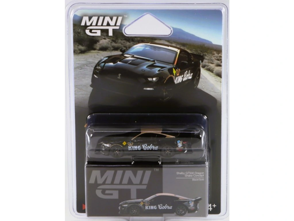 1:64 SHELBY GT500 Dragon Snake Concept Car (2020),black/gold - MGT01130-BL