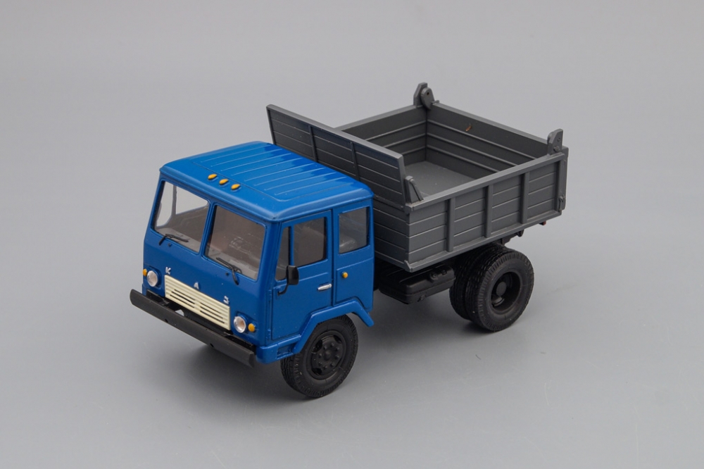 1:43 КАЗ-ММЗ-4502 самосвал, синий / серый - ALF14