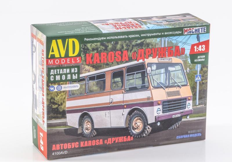 1:43 Сборная модель Автобус Karosa 'Дружба' - 4100AVD