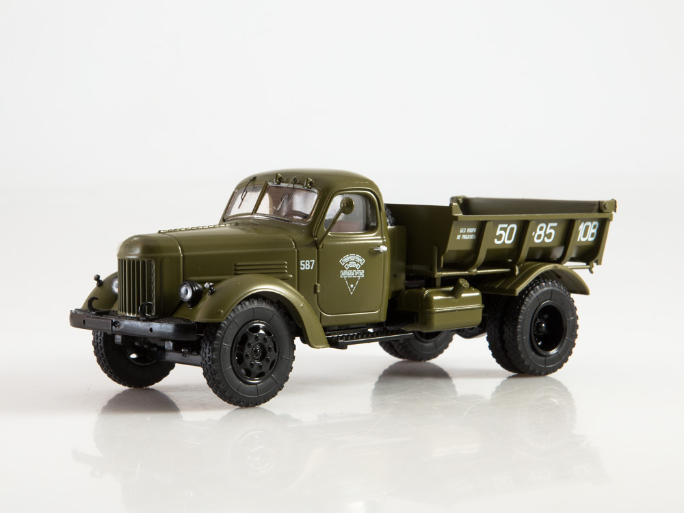 1:43 ЗИЛ-ММЗ-585Л самосвал, хаки - SSM1404