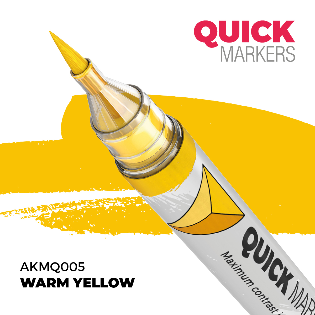 Маркер QUICK MARKER - Тёплый жёлтый / Warm Yellow - AKMQ005